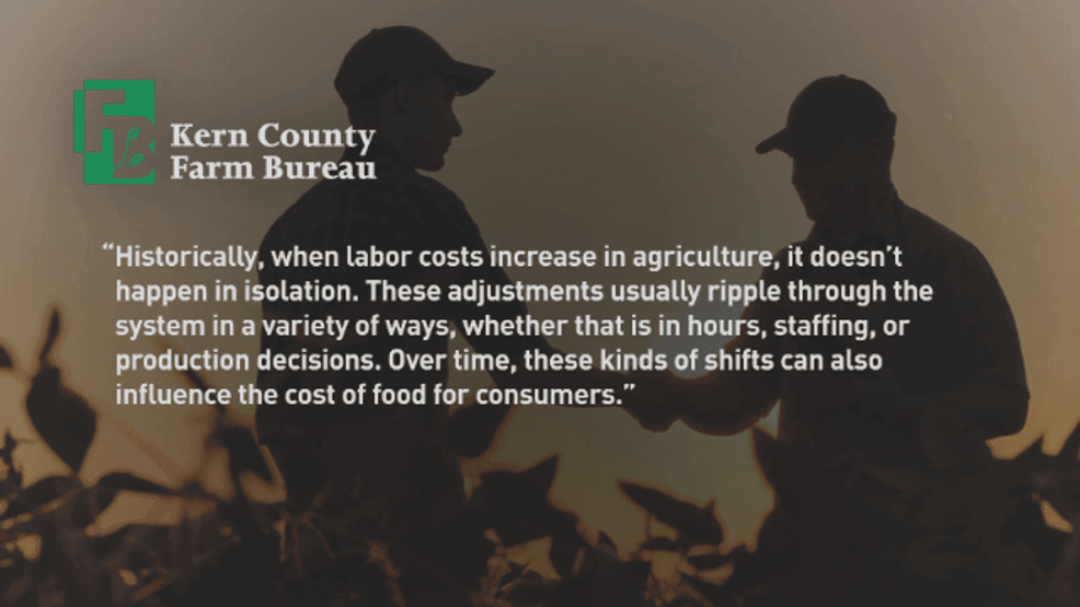 Kern County Farm Bureau's statement regarding CA AB2646.{ }