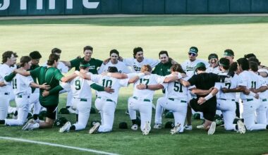 BASEBALL OPENS ROAD GAUNTLET WITH THREE IN TEXAS