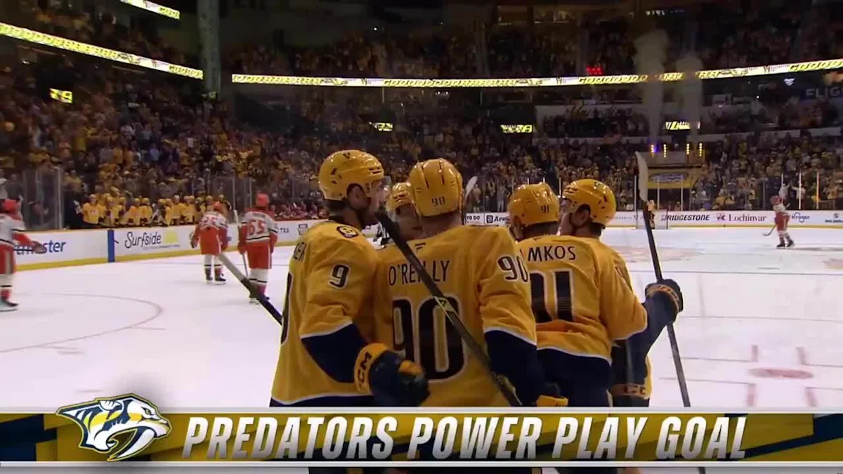 Steven Stamkos with a Powerplay Goal vs. Anaheim Ducks