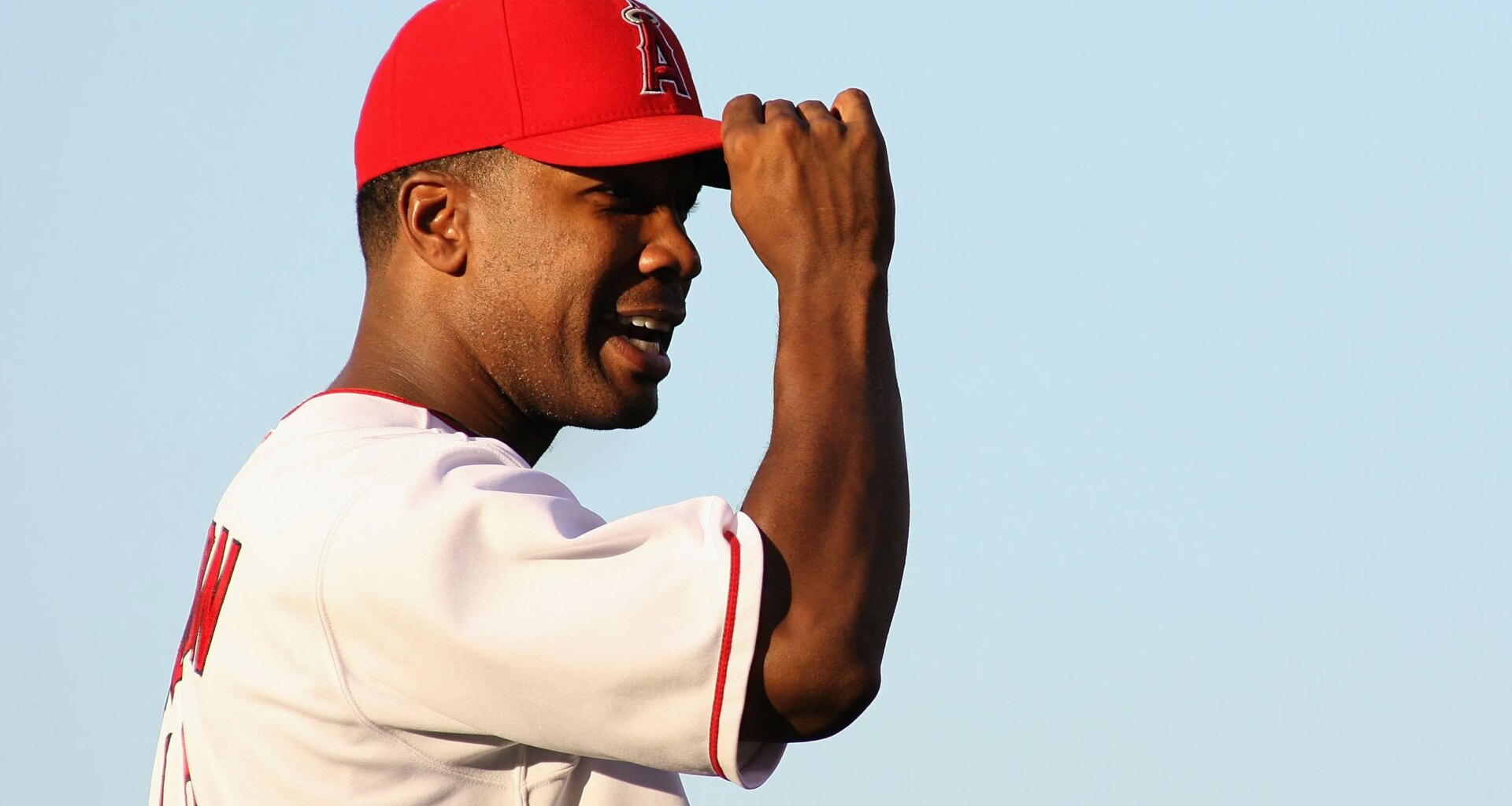 Photos over years with Angels, Dodgers, Braves