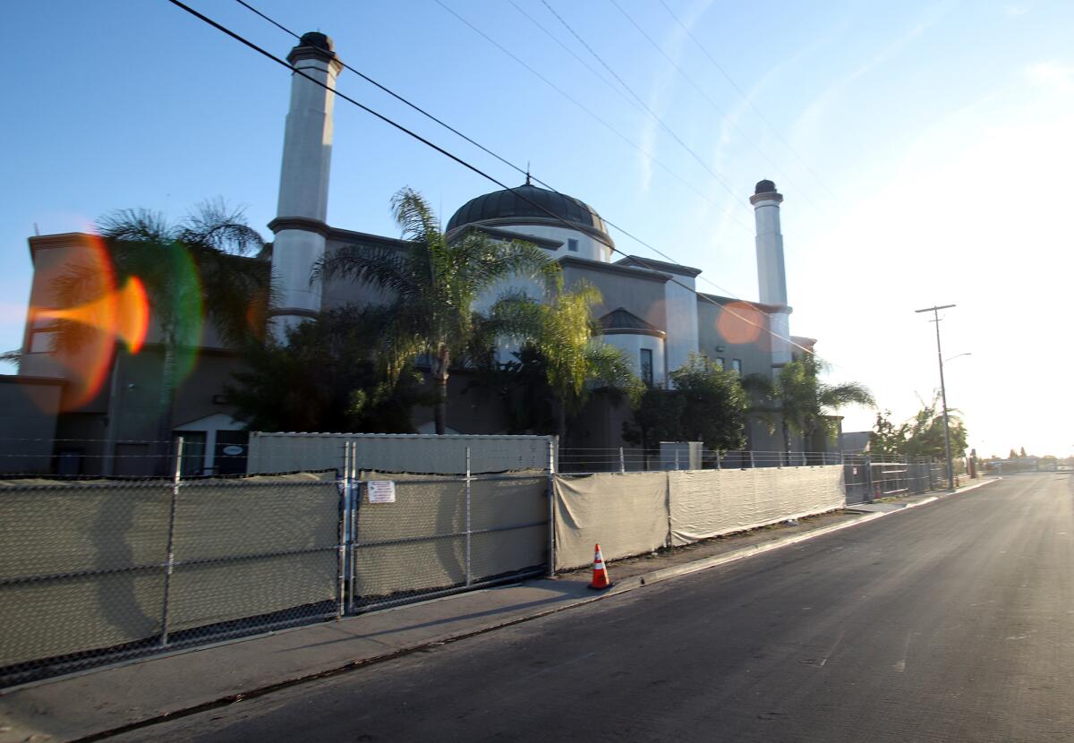 Garden Grove police have stepped up patrols around the Islamic Society of Orange County.