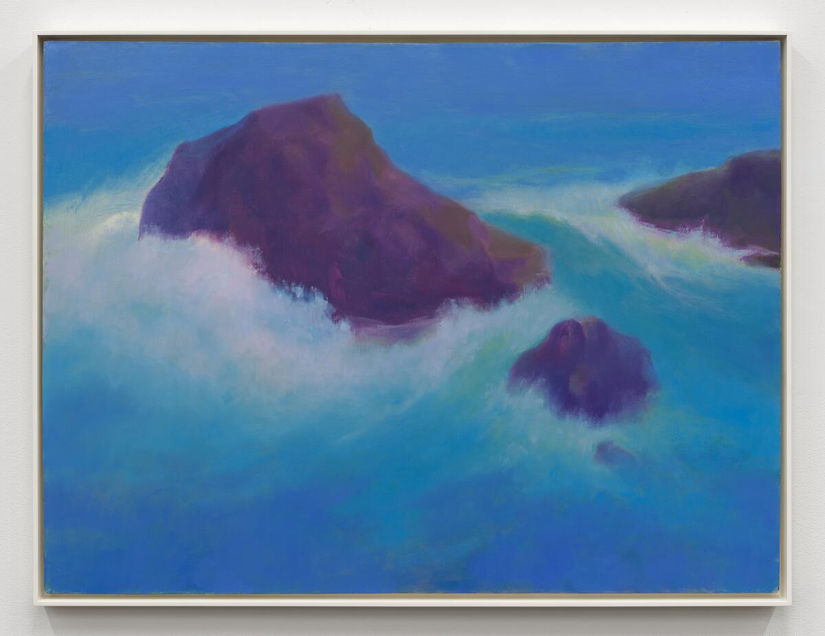 Richard Mayhew, "West Bay," 2004. Oil on canvas. 36" x 48".