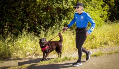 Patty Hung, 80, is running her 40th Boston Marathon, setting a record