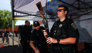 Oakland buyback collects 100-plus guns to be turned into garden tools