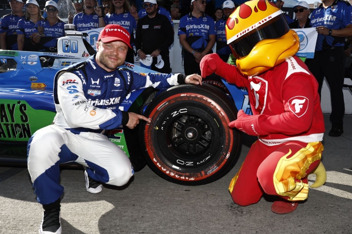 Felix Rosenqvist hopes Long Beach pole kickstarts IndyCar season turnaround