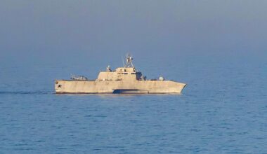 San Diego-based warships enforce Iran blockade