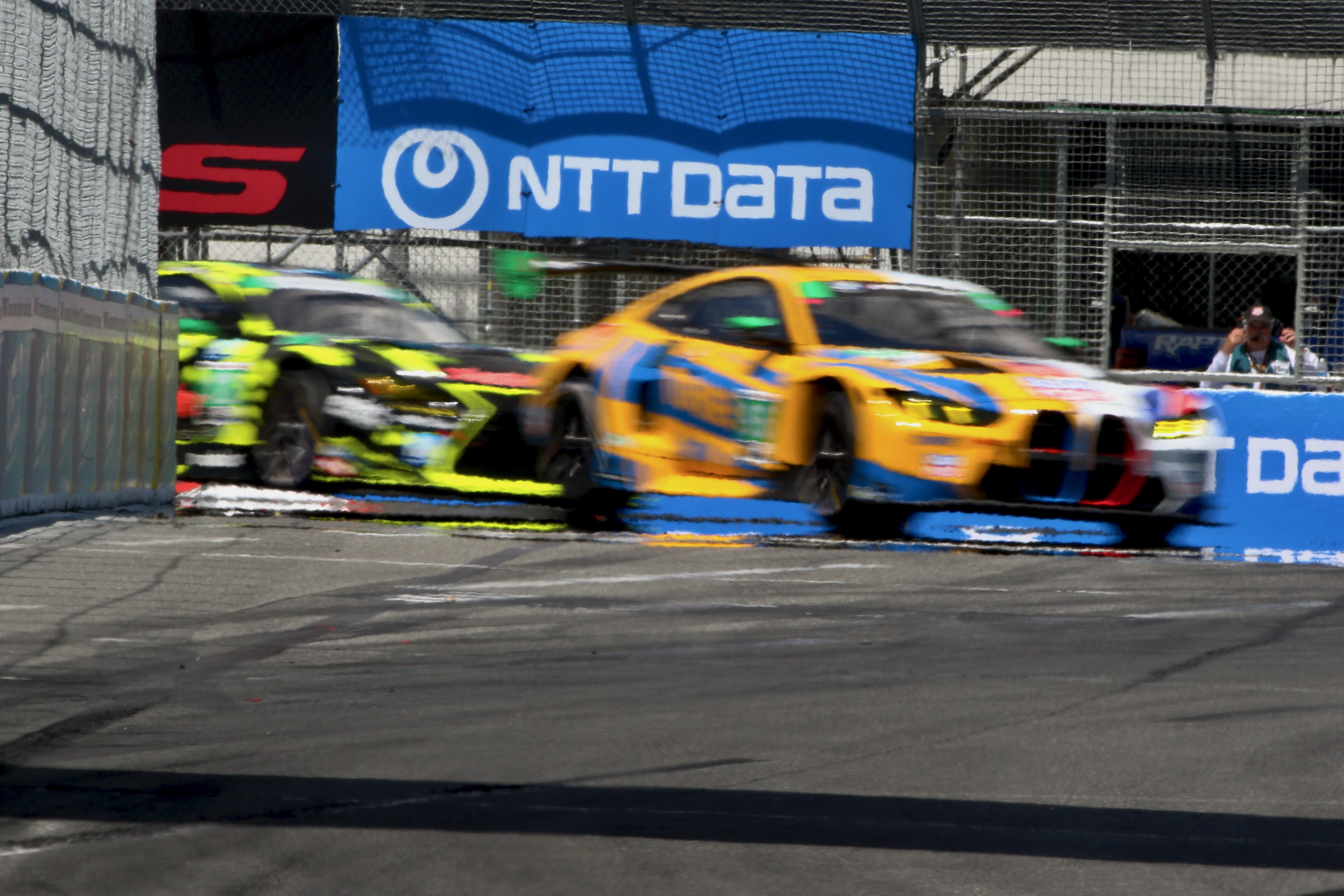 Cars make the turn away from Seaside Way in the...