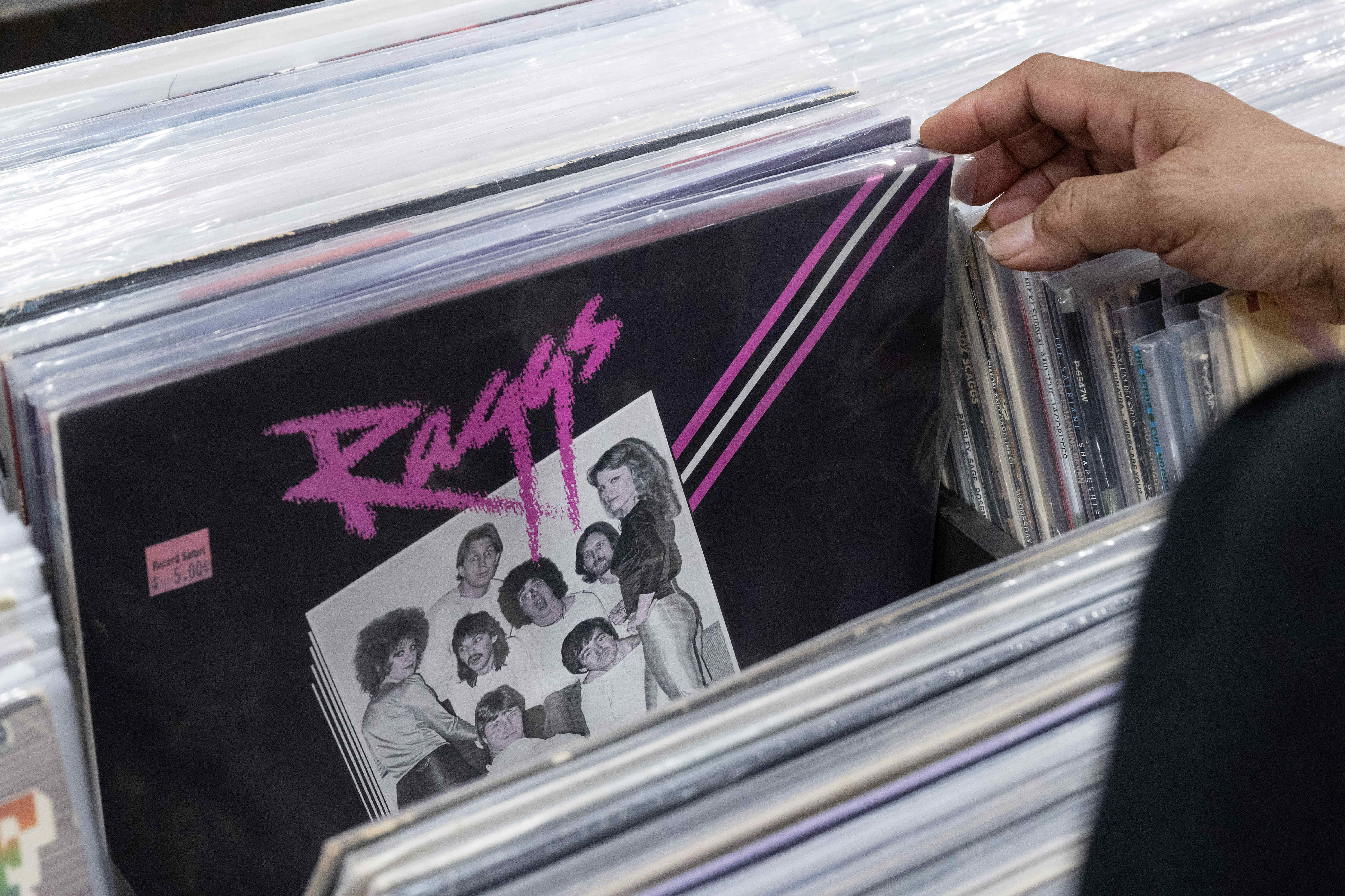 Records available inside Record Safari during day two of the...