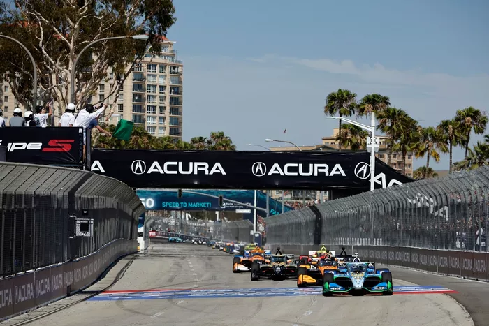 Felix Rosenqvist, Meyer Shank with Curb-Agajanian