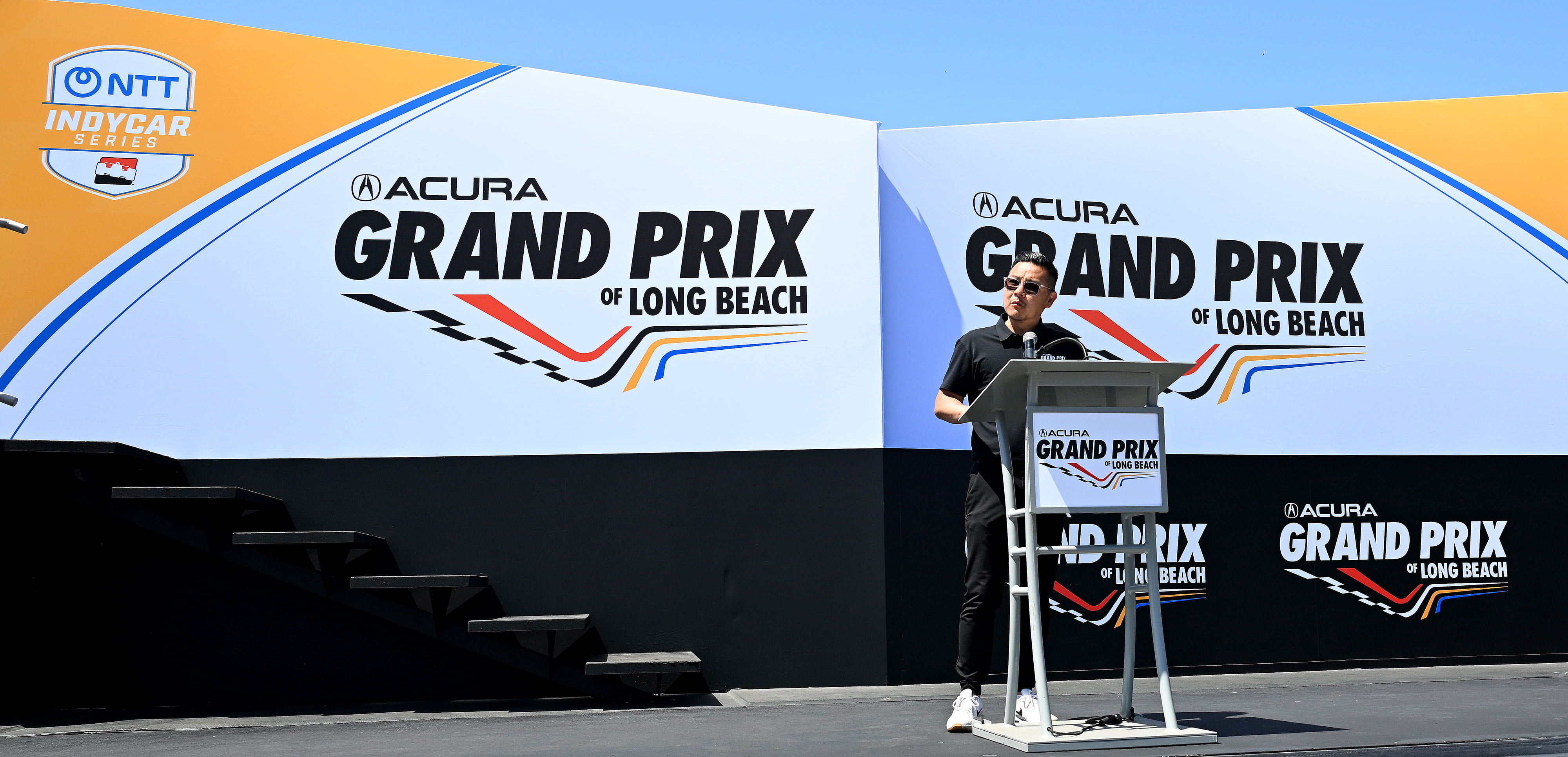 Long Beach Grand Prix President and CEO, Jim Laiw speaks...