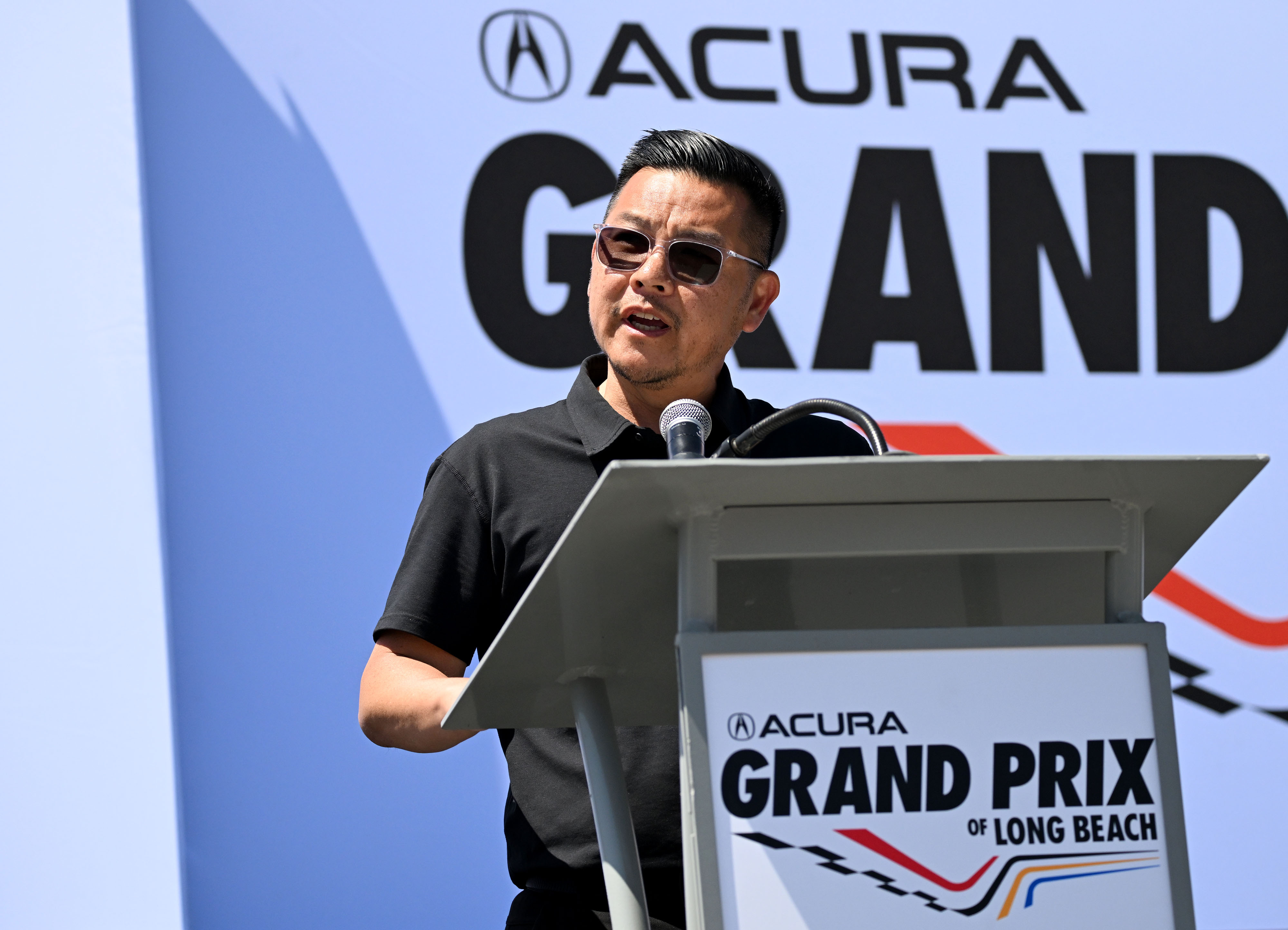 Long Beach Grand Prix President and CEO, Jim Laiw speaks...