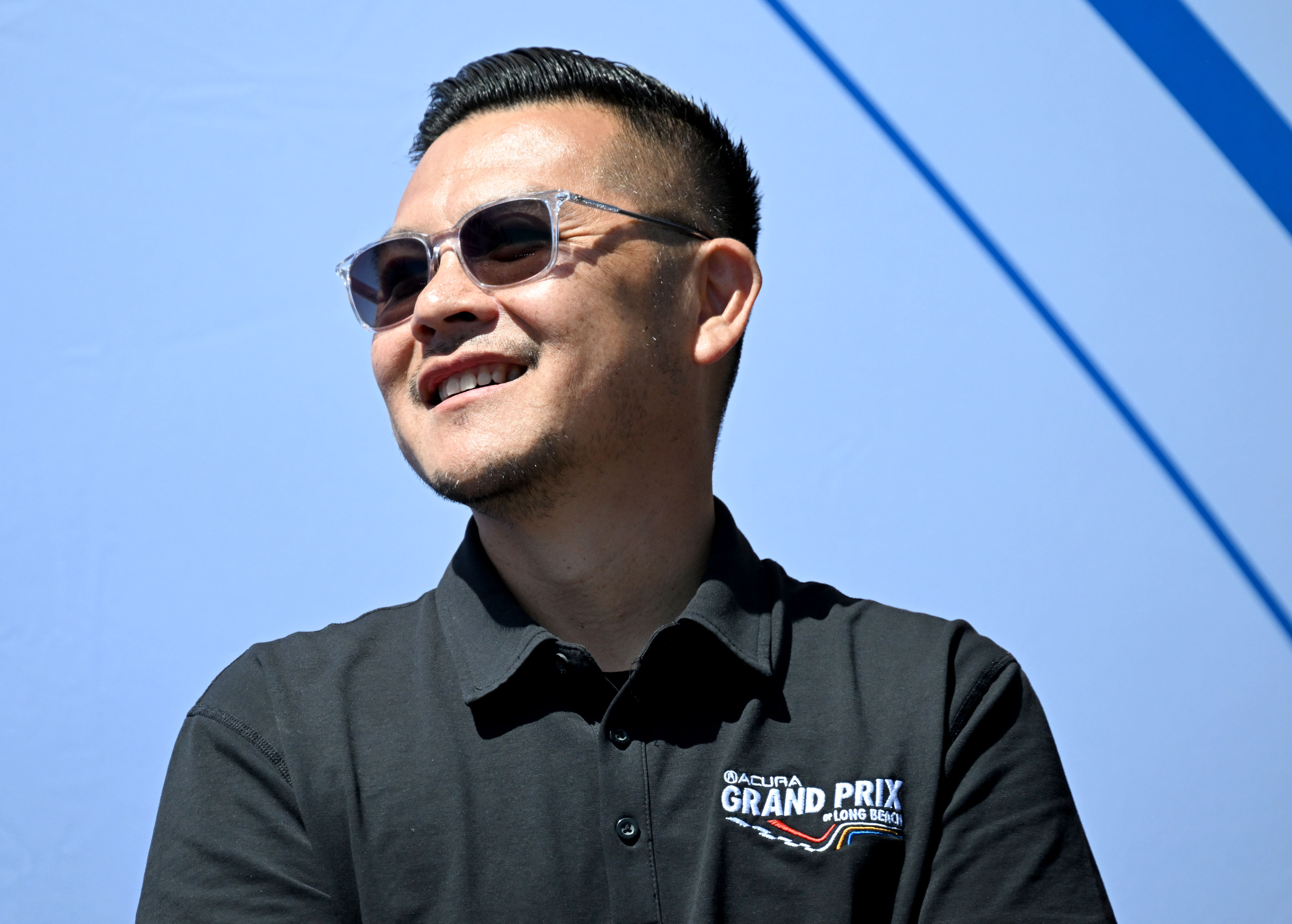 Long Beach Grand Prix President and CEO, Jim Laiw during...
