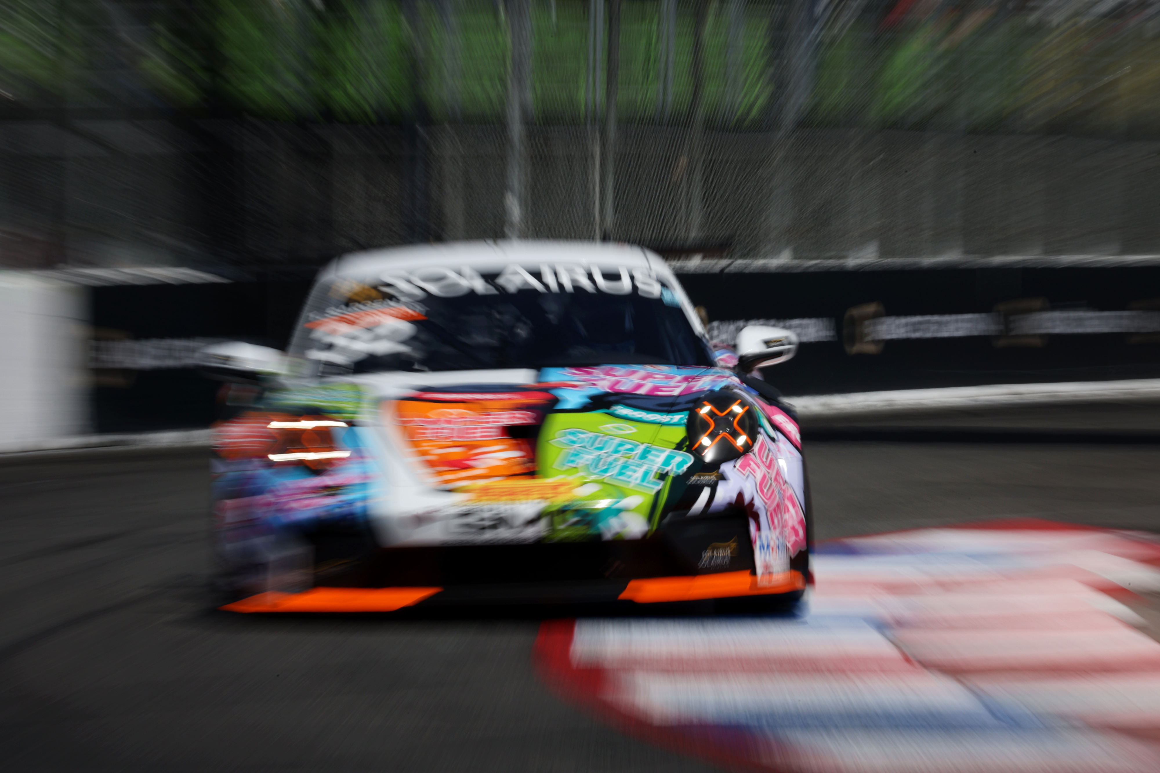 Porsche Carrera Cup North America Tom Sargent (32) speeds through...