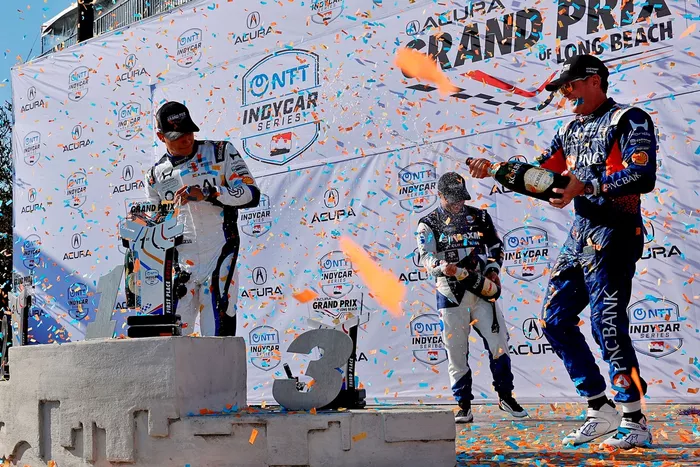Alex Palou, Chip Ganassi Racing, Felix Rosenqvist, Meyer Shank w/ Curb-Agajanian, Scott Dixon, Chip Ganassi Racing
