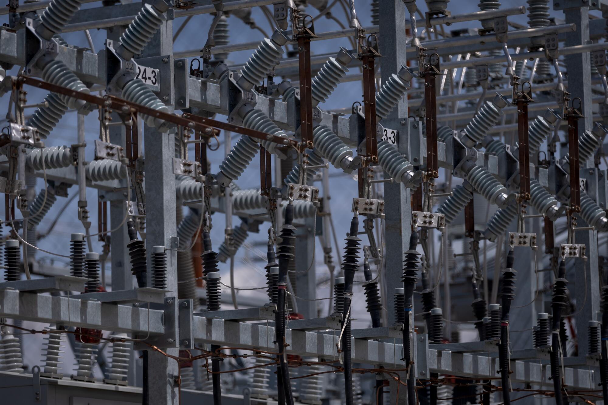 The Pastoria Tiburius Substation at the facilities in Arvin.
