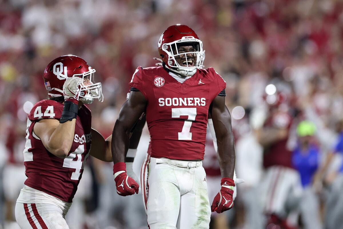 Sammy Omosigho was solid on defense for Oklahoma last season. He's now with the Bruins.