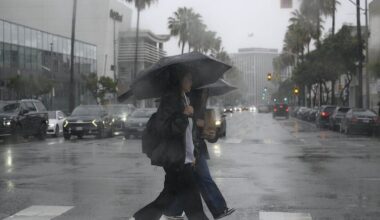 Pacific system to bring rain, snow and strong winds to California, the Rockies