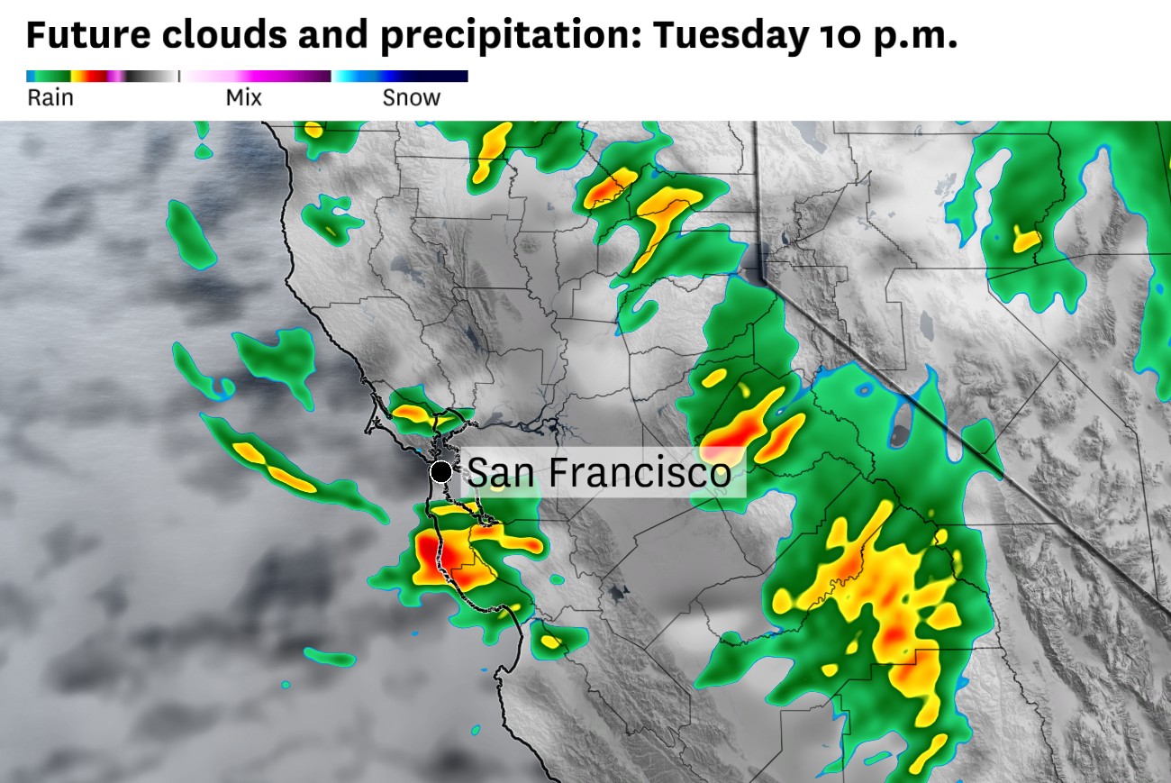 Bay Area storm brings heavy showers, possible thunderstorms