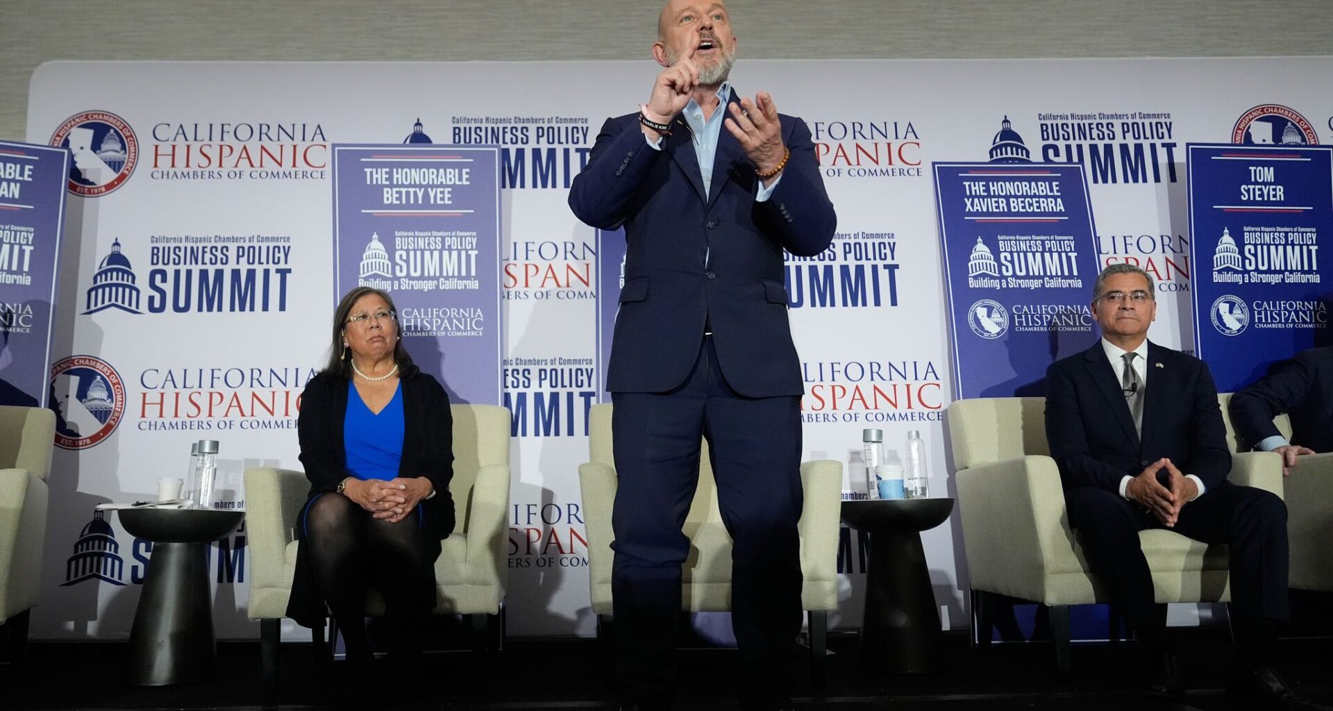Porter, Becerra seek breakthrough at California governor's race debate