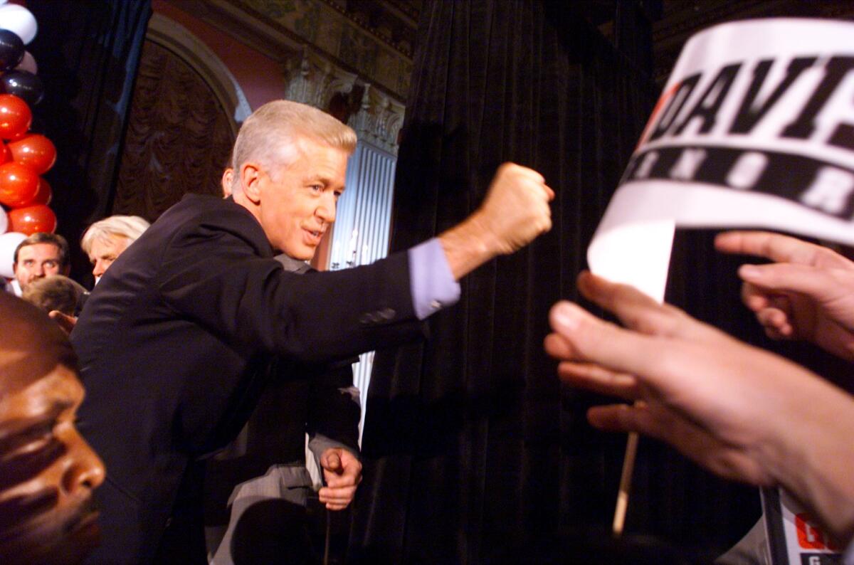 Gray Davis: A non-celebrity California governor