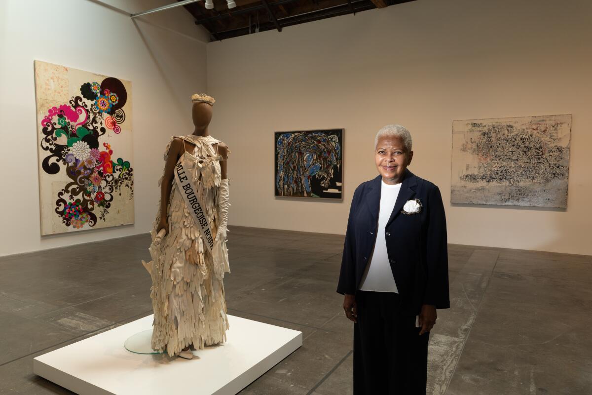 Eileen Harris Norton is photographed at Hauser & Wirth in downtown Los Angeles 