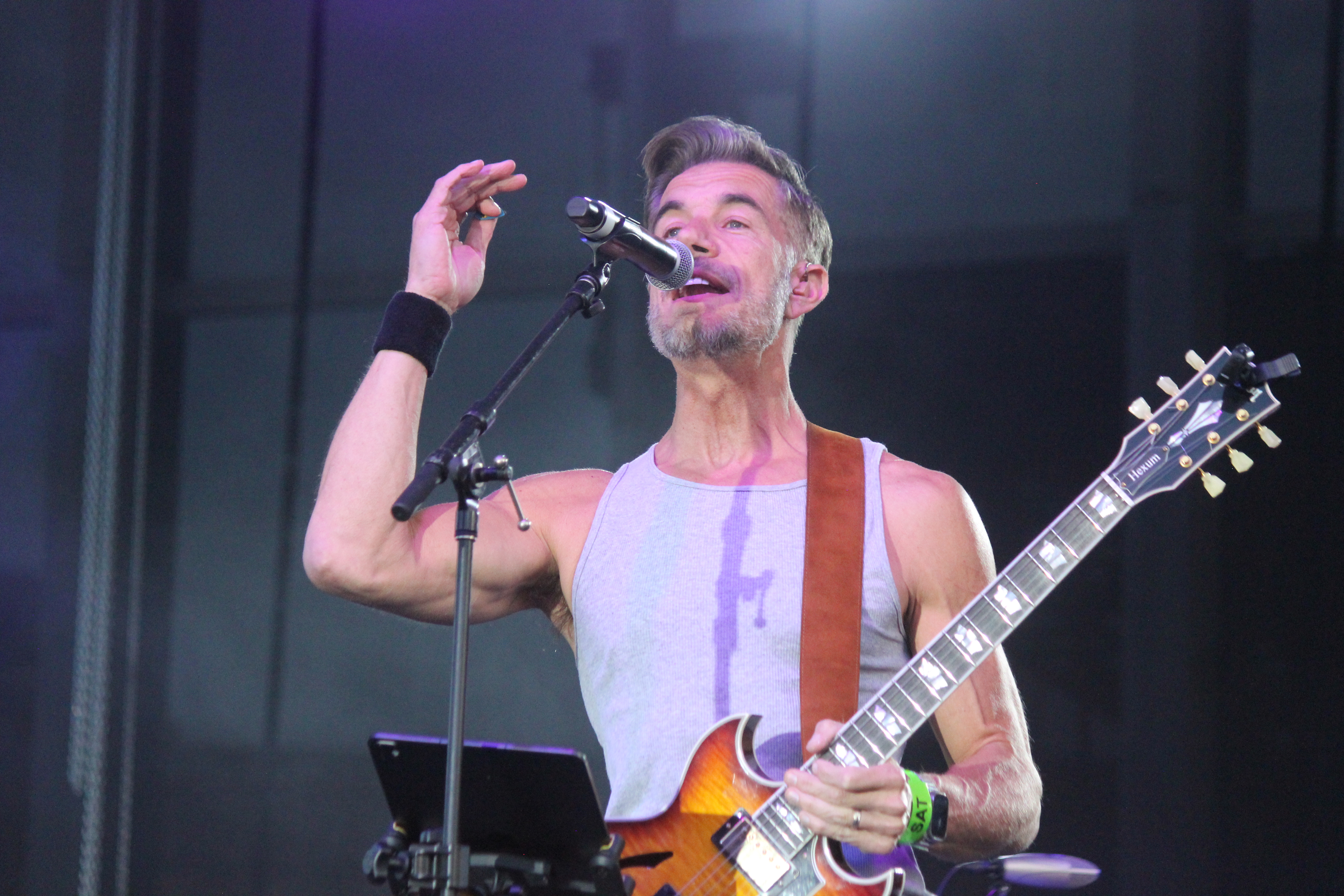 Nick Hexum of 311 performs with all-star band Kings of...