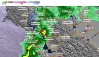 SF Bay Area rain showers linger Wednesday. Here’s when they’ll end