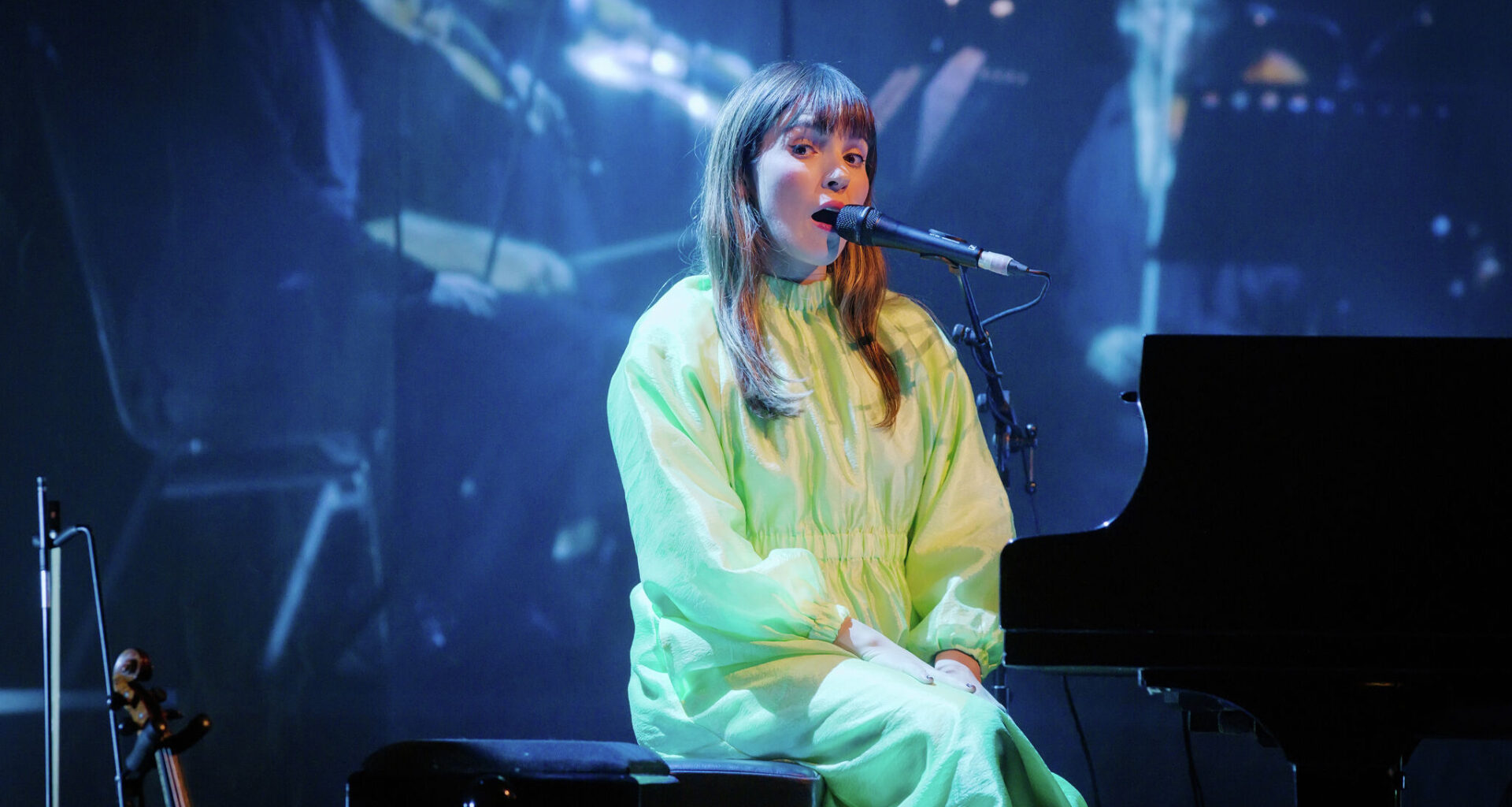 Singer Josephine Vander West of the British duo Oh Wonder.