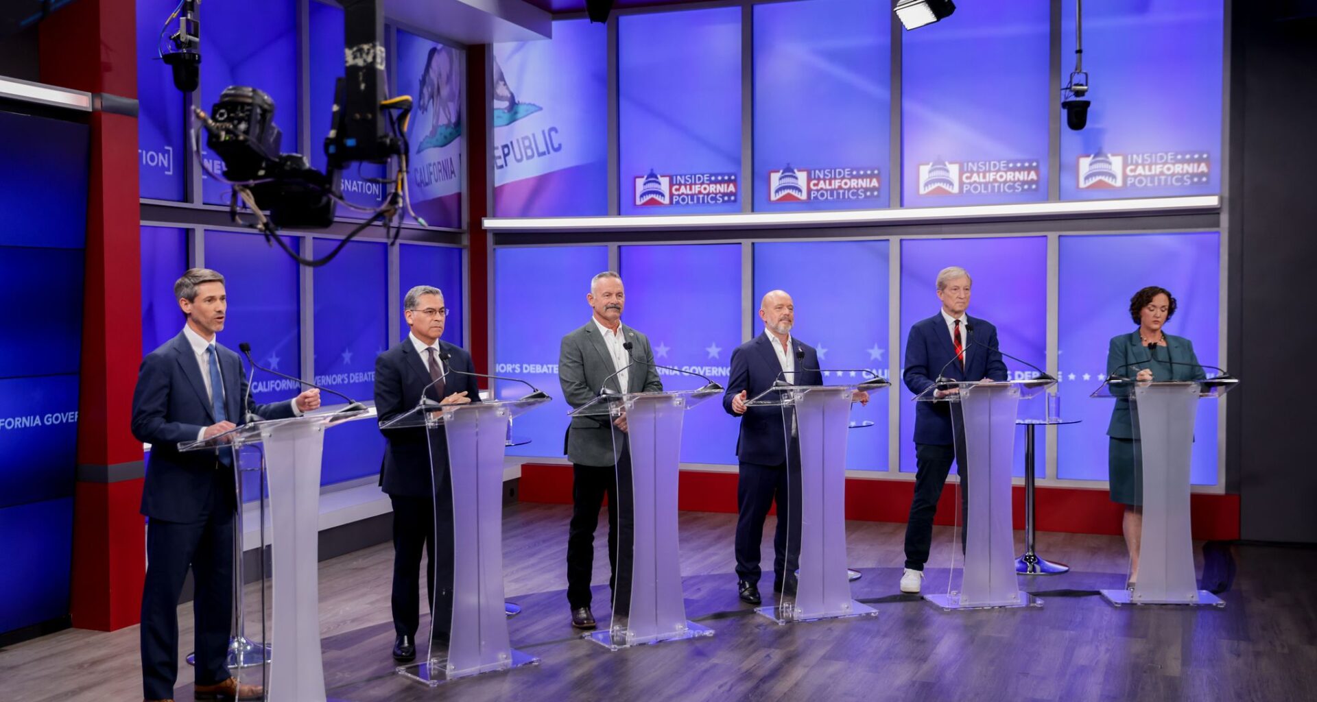 California's woes at the center of debate among leading candidates for governor