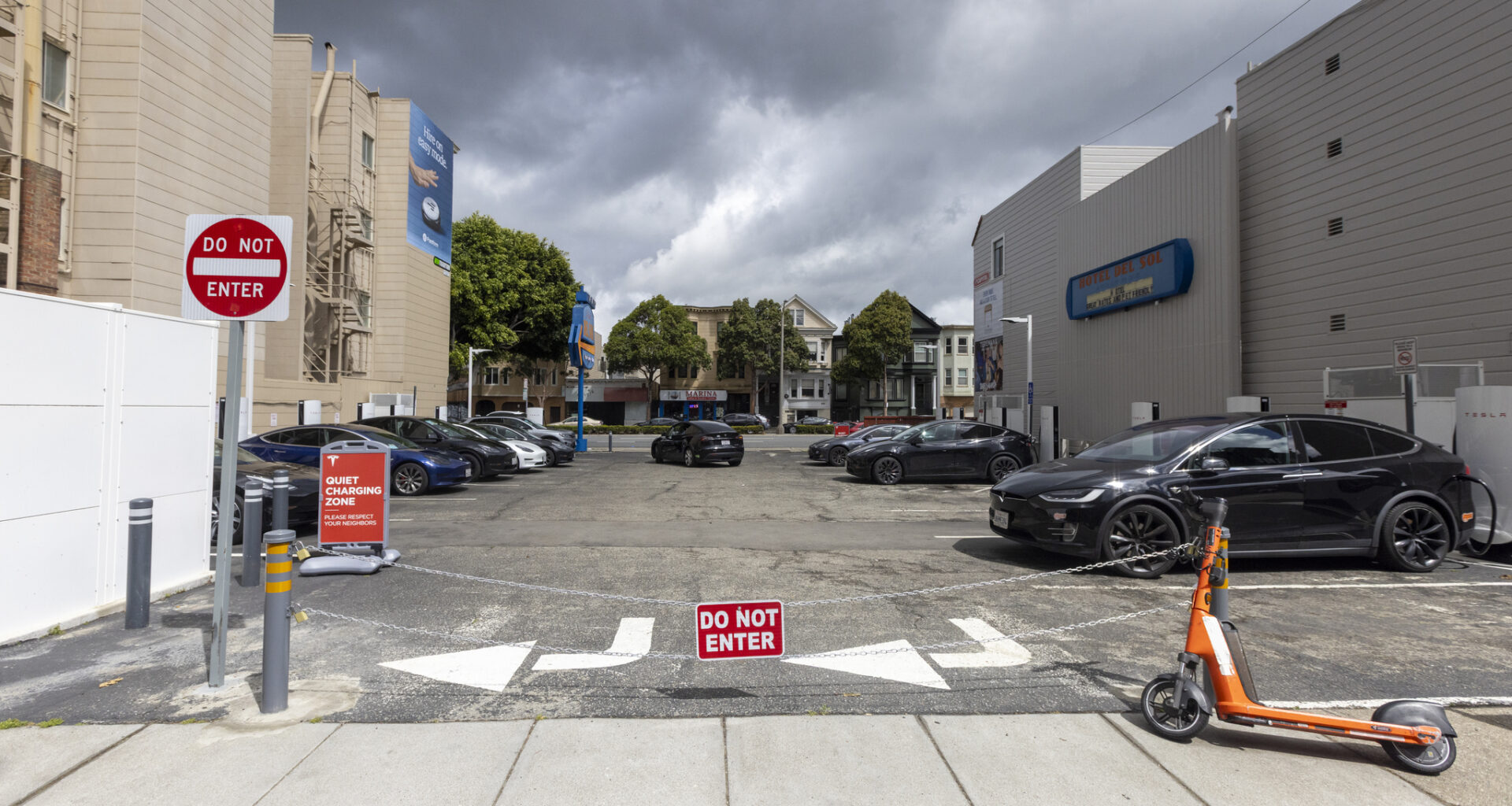 Disruptive SF Tesla charging lot sparks crackdown