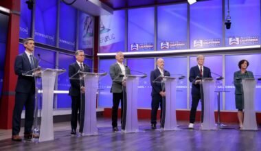 Becerra, Porter sharpen attacks in first debate since Swalwell's exit