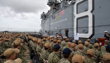 CNO All Hands Call Aboard Makin Island