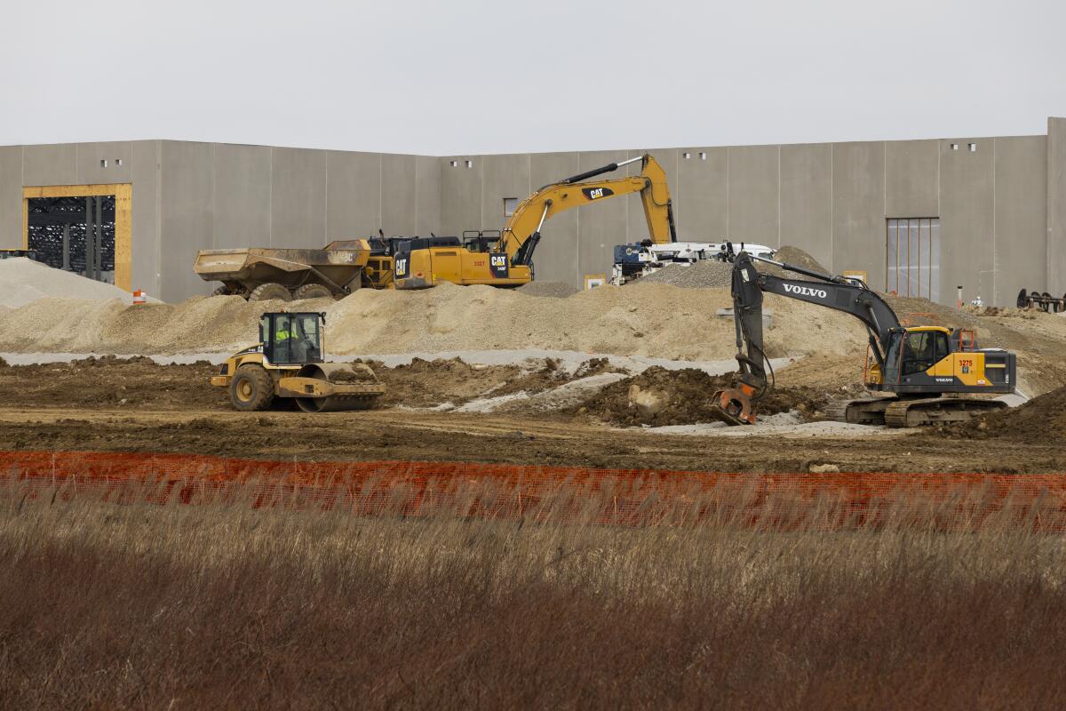 Construction at the Beaver Dam Commerce Park