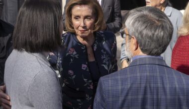 Pelosi attended a fundraiser for one of the candidates to replace her