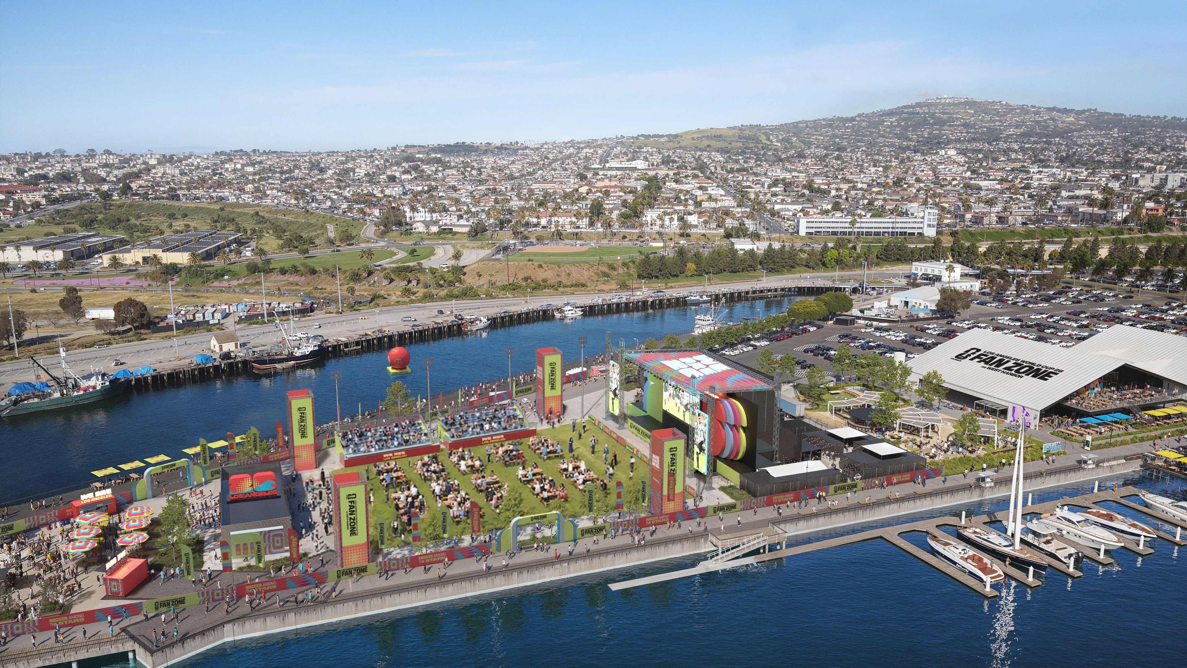 West Harbor amphitheater planned for San Pedro waterfront. (Rendering Courtesy...
