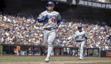 Giants call Dodgers catcher Rushing’s slide ‘dirty’ after Webb’s HBP