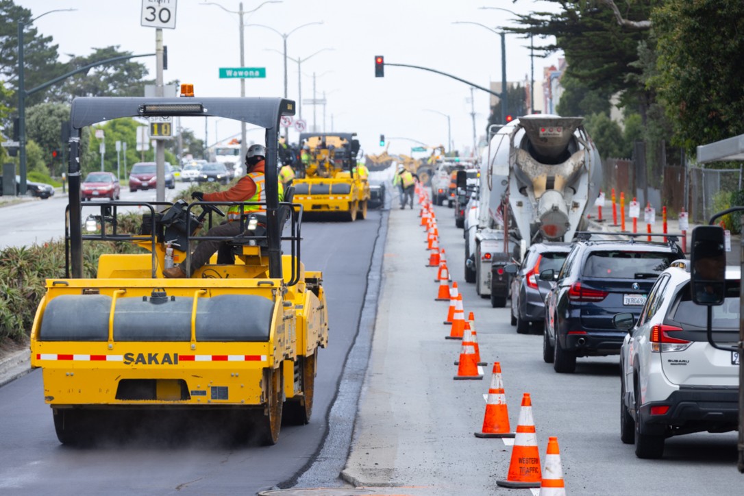 19th Avenue closure backs up weekend traffic in San Francisco 