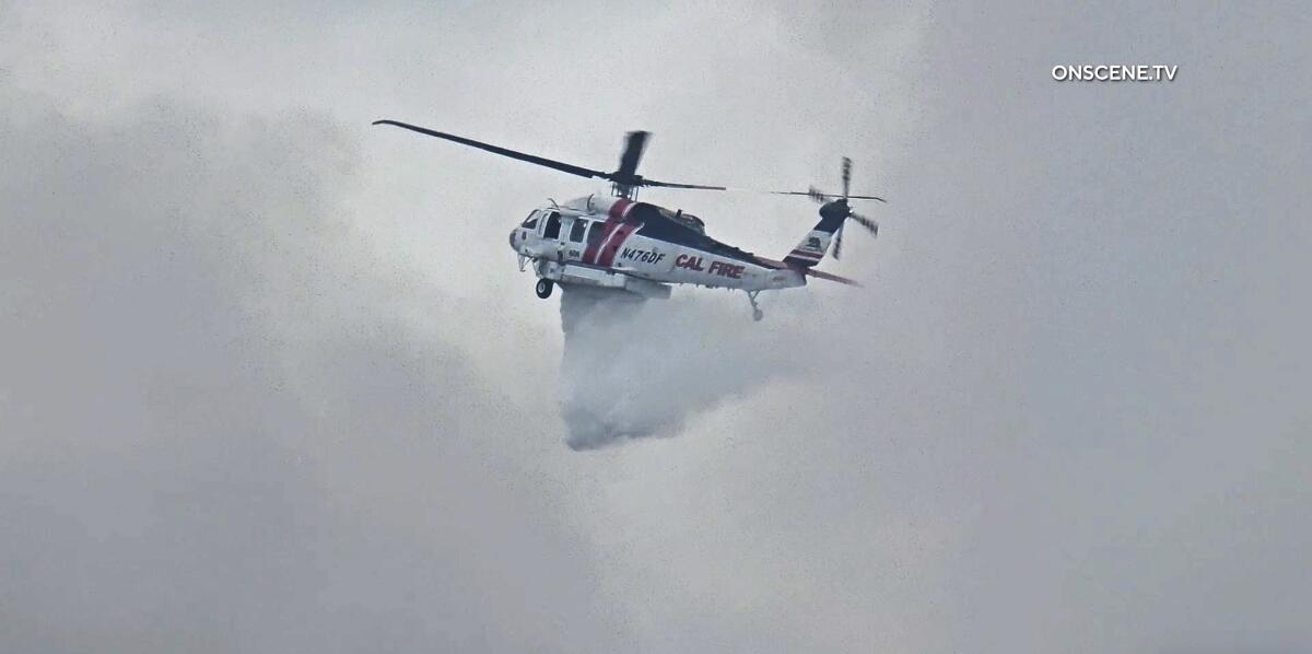 Four communities in the Brea area near Carbon Canyon Regional Park were given evacuation warnings.