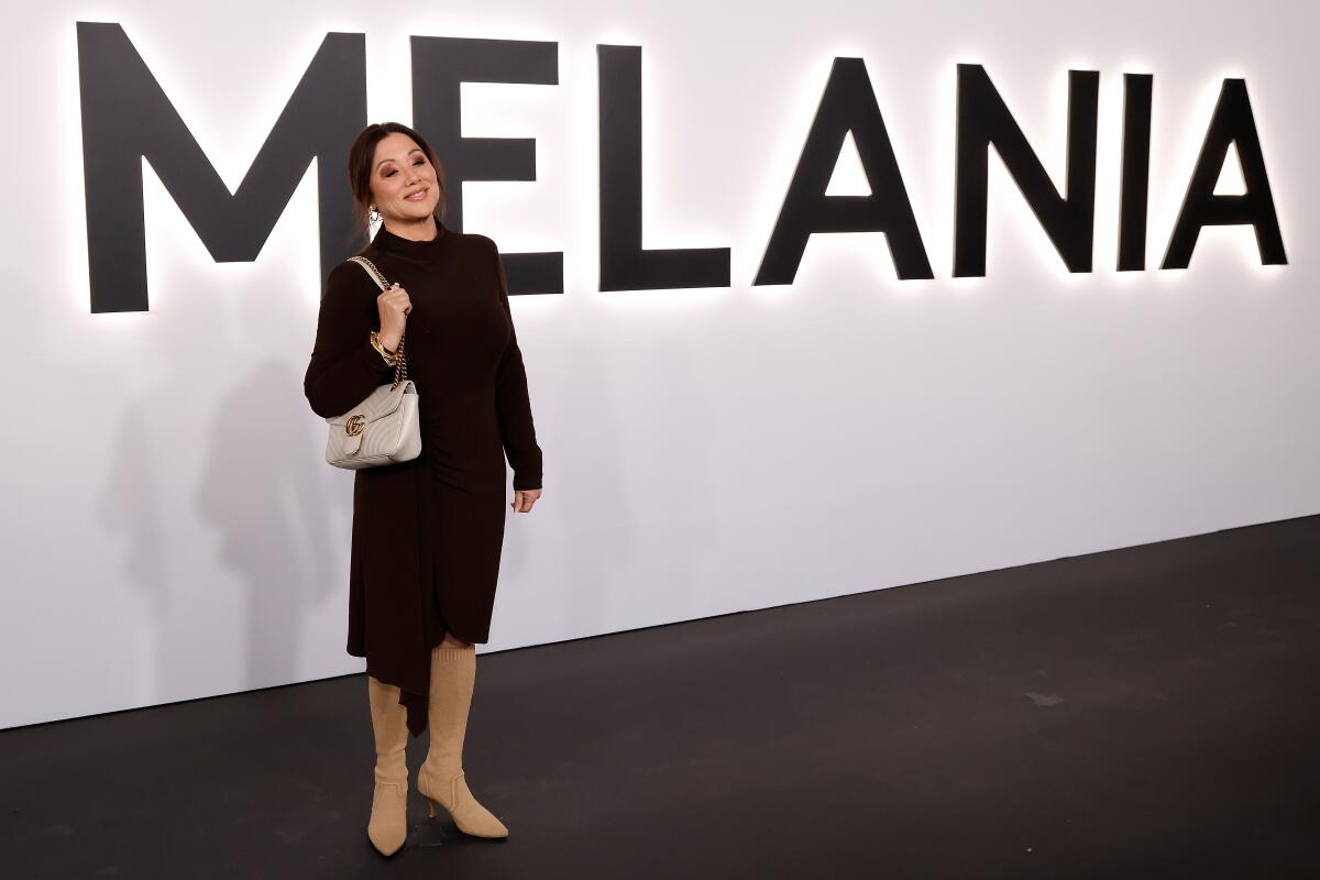 Lori Chavez-DeRemer attends the world premiere of Amazon MGM's "Melania" at The Trump-Kennedy Center
