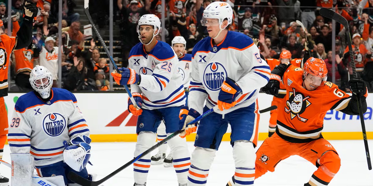 Edmonton Oilers Anaheim Ducks