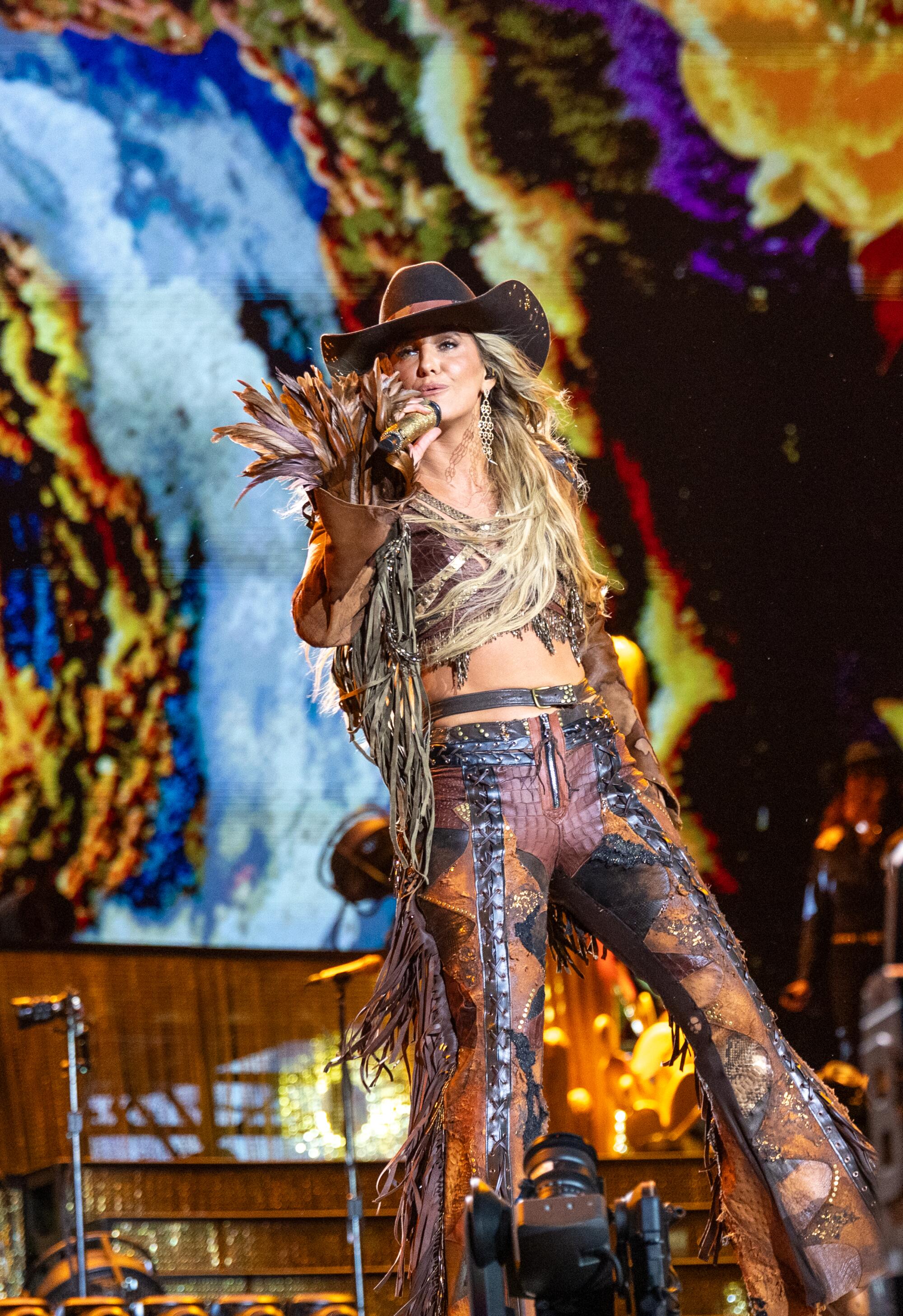 Lainey Wilson performs.