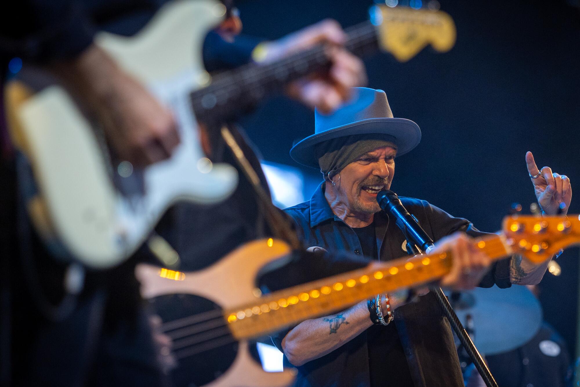 Billy Bob Thornton & The Boxmasters performs on the Palomino Stage.