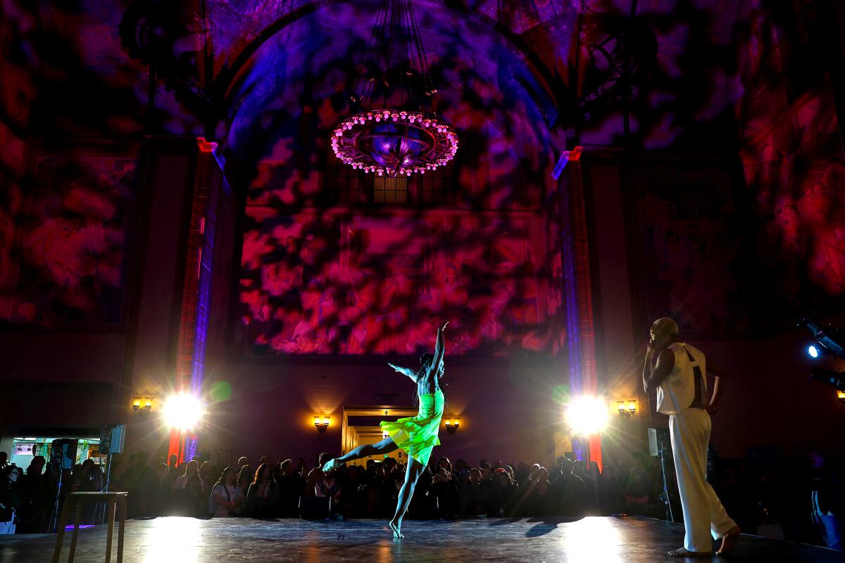 Dance performances, art and pop-up bookshops are all part of Night at the Library.