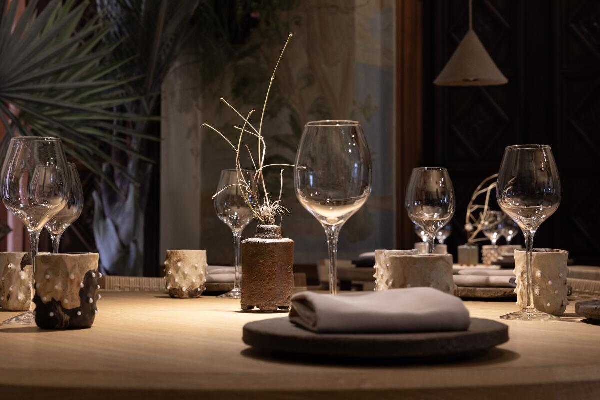 Dining room of Noma at the Paramour Estate.