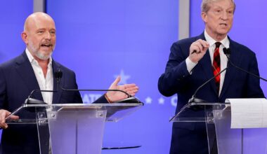Hilton and Steyer lead tight California governor race ahead of crucial debate
