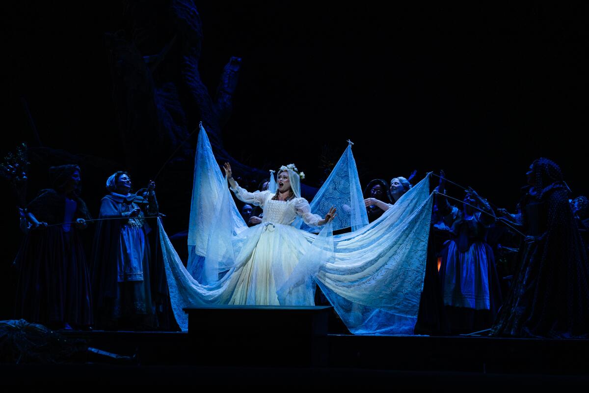 Deanna Breiwick as Nannetta in L.A. Opera's production of Verdi's "Falstaff." 