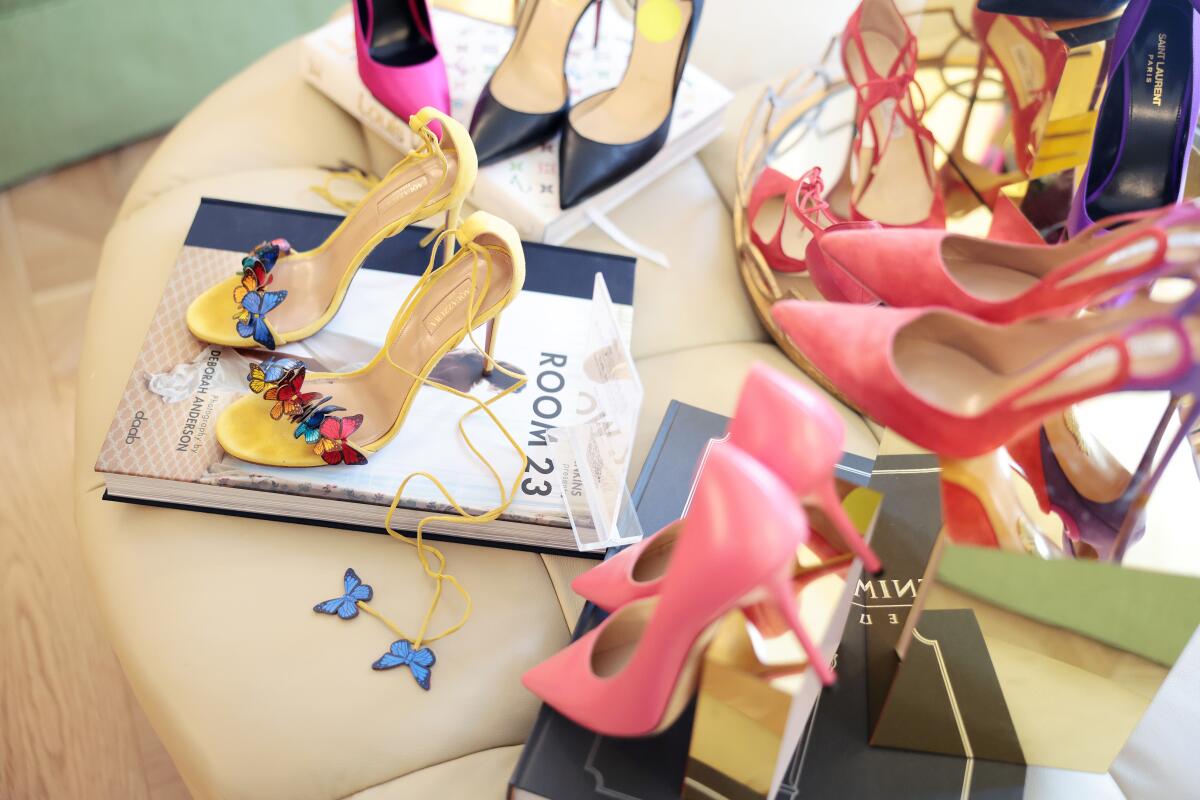 Shoes from Lisa Todd Wexley's collection.