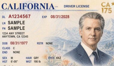 Newsom mocks Trump's special passport with parody driver's license