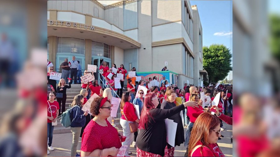 ‘We’re worth more’: Bakersfield City School District teachers, employees demand wage increase