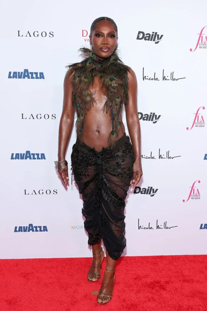 Doechii Wore Dilara Fındıkoğlu To The Daily Front Row Fashion Los Angeles Awards, Doechii Fashion Los Angeles Awards, Doechii Daily Front Row Awards, Fashion Los Angeles Awards red carpet Doechii, Doechii Dilara Fındıkoğlu Spring 2023, Dilara Fındıkoğlu red carpet, Sam Woolf stylist award Doechii, Doechii style Fashion Awards